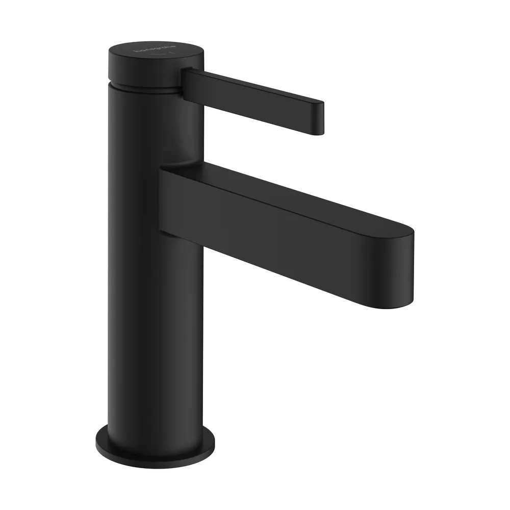 Hansgrohe Finoris 100 CoolStart Mat Siyah Bas Aç Gider Setli Lavabo Bataryası - 76012670