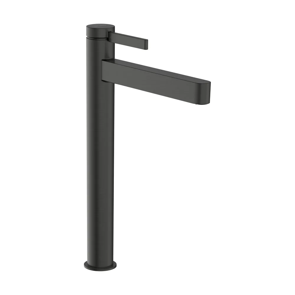 Hansgrohe Finoris 260 CoolStart Mat Siyah-Krom Bas Aç Gider Setli Çanak Lavabo Bataryası - 76072340