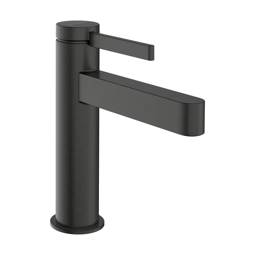 Hansgrohe Finoris 110 CoolStart Mat Siyah-Krom Metal Gider Setli Lavabo Bataryası - 76025340