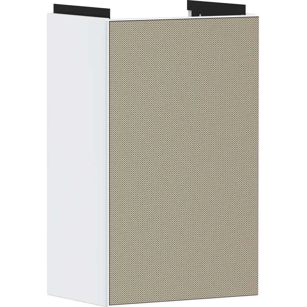 Hansgrohe Xevolos E 34 cm Mat Beyaz Desenli Bronz PushOpen Kapaklı El Yıkama Lavabo Dolabı Sağ - 54169390