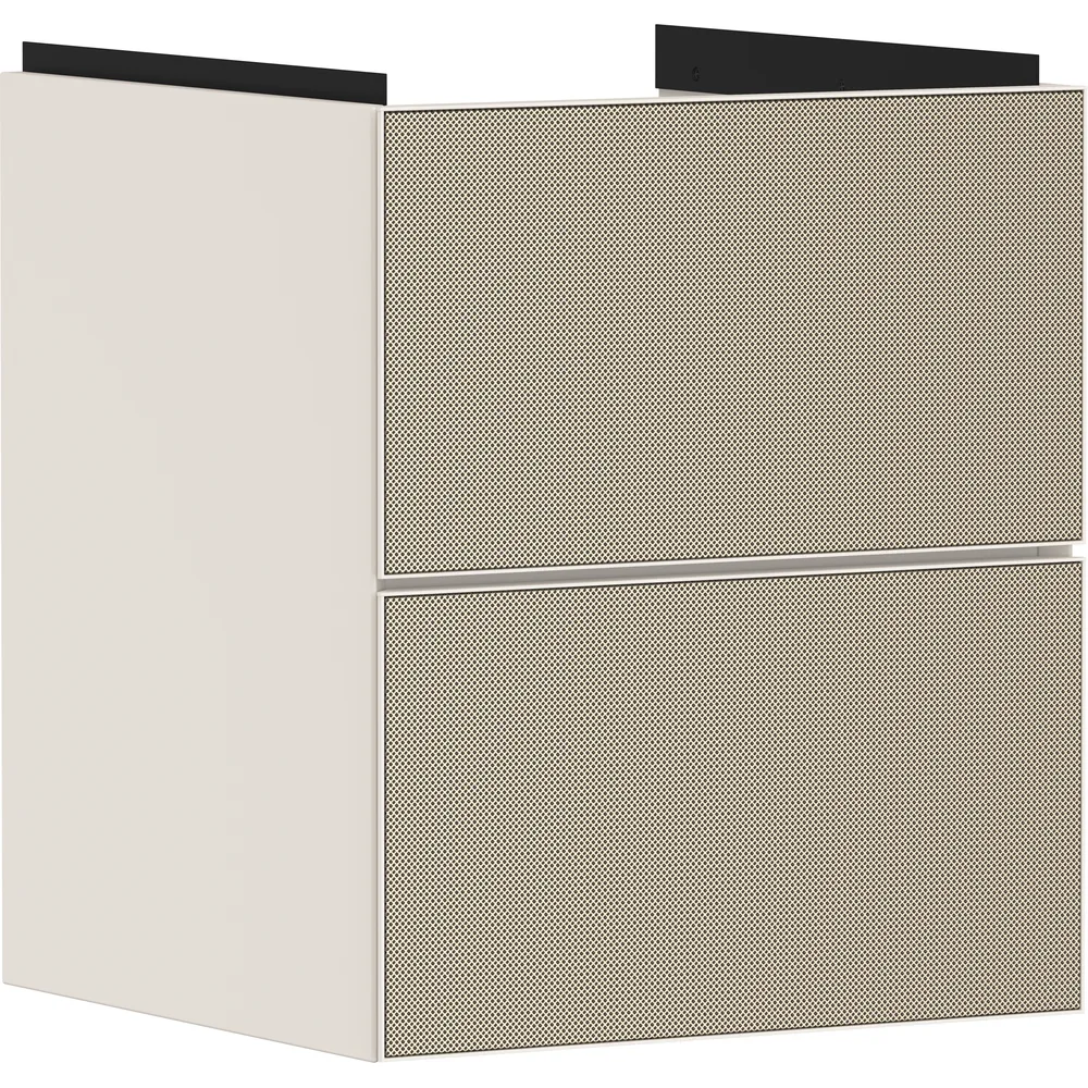 Hansgrohe Xevolos E 48 cm Kum Mat Bej Desenli Bronz 2 Çekmeceli El Yıkama Lavabo Dolabı - 54173390