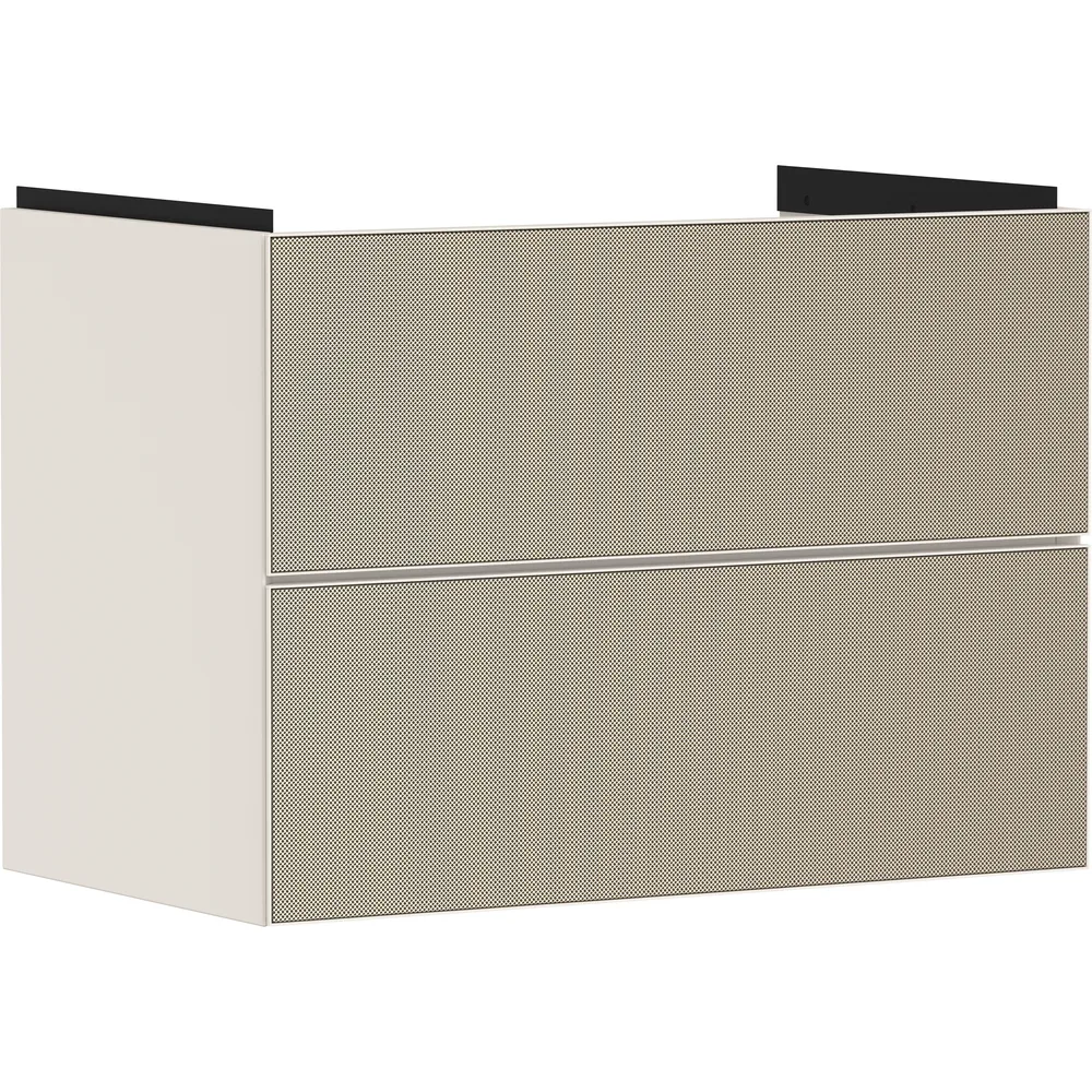 Hansgrohe Xevolos E 78 cm Kum Mat Bej Desenli Bronz 2 Çekmeceli Lavabo Dolabı - 54179390