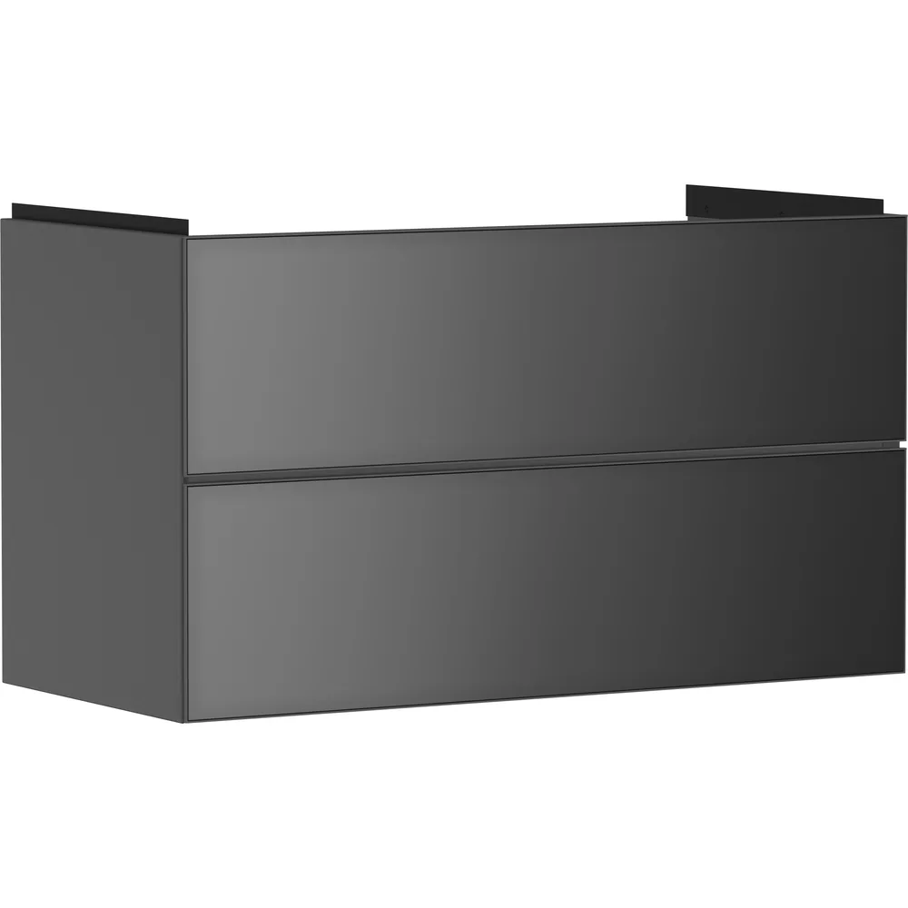 Hansgrohe Xevolos E 98 cm Arduvaz Mat Gri Metalik Arduvaz Gri 2 Çekmeceli Lavabo Dolabı - 54183770