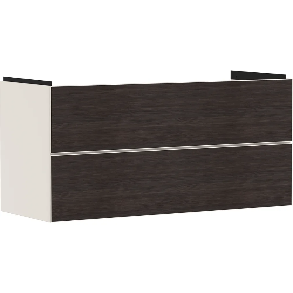 Hansgrohe Xevolos E 118 cm Kum Mat Bej Koyu Meşe 2 Çekmeceli Lavabo Dolabı - 54185730