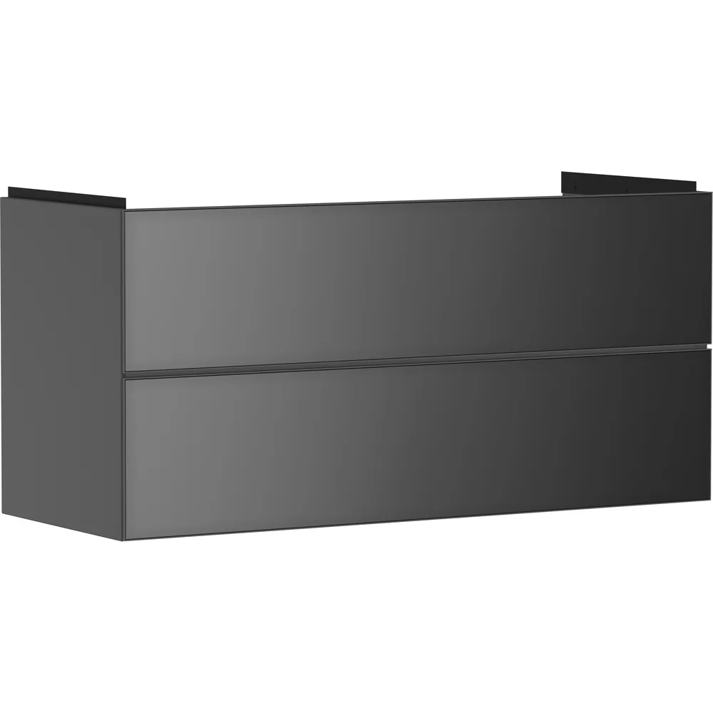 Hansgrohe Xevolos E 118 cm Arduvaz Mat Gri Metalik Arduvaz Gri 2 Çekmeceli Lavabo Dolabı - 54186770