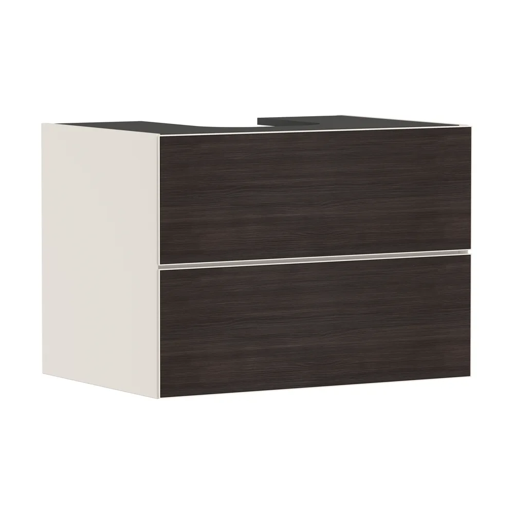 Hansgrohe Xevolos E 78 cm Kum Mat Bej Koyu Meşe 2 Çekmeceli Konsol Altı Lavabo Dolabı - 54188730