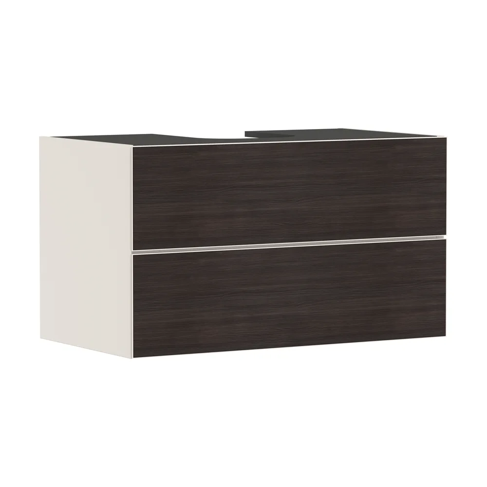 Hansgrohe Xevolos E 98 cm Kum Mat Bej Koyu Meşe 2 Çekmeceli Konsol Altı Lavabo Dolabı - 54191730