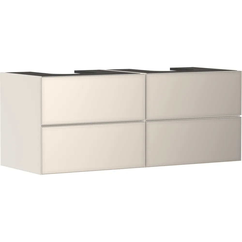 Hansgrohe Xevolos E 137 cm Kum Mat Bej Metalik Kum Bej 4 Çekmeceli Konsol Altı Lavabo Dolabı - 54197790