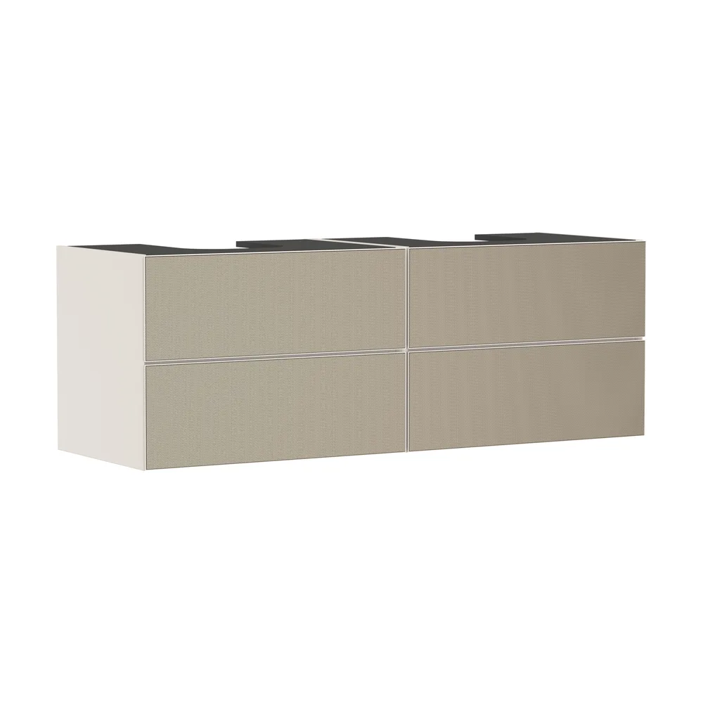 Hansgrohe Xevolos E 157 cm Kum Mat Bej Desenli Bronz 4 Çekmeceli Konsol Altı Lavabo Dolabı - 54200390