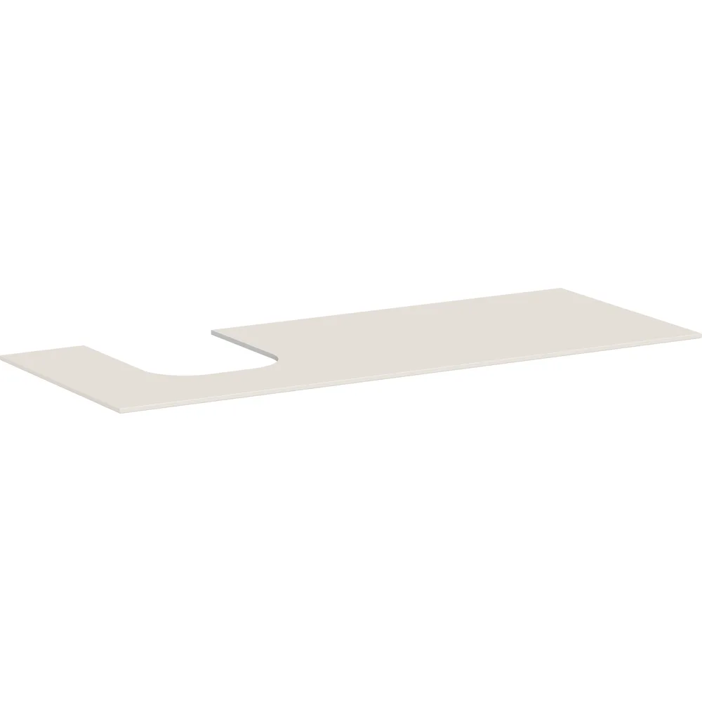 Hansgrohe Xevolos E 137 cm Kum Mat Bej Sol Kesitli Tezgah Üstü Lavabo Konsolu - 54205780