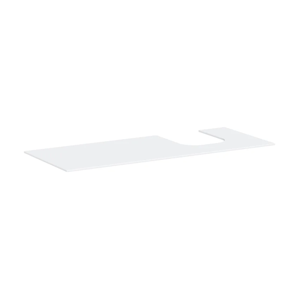 Hansgrohe Xevolos E 137 cm Mat Beyaz Sağ Kesitli Tezgah Üstü Lavabo Konsolu - 54206700