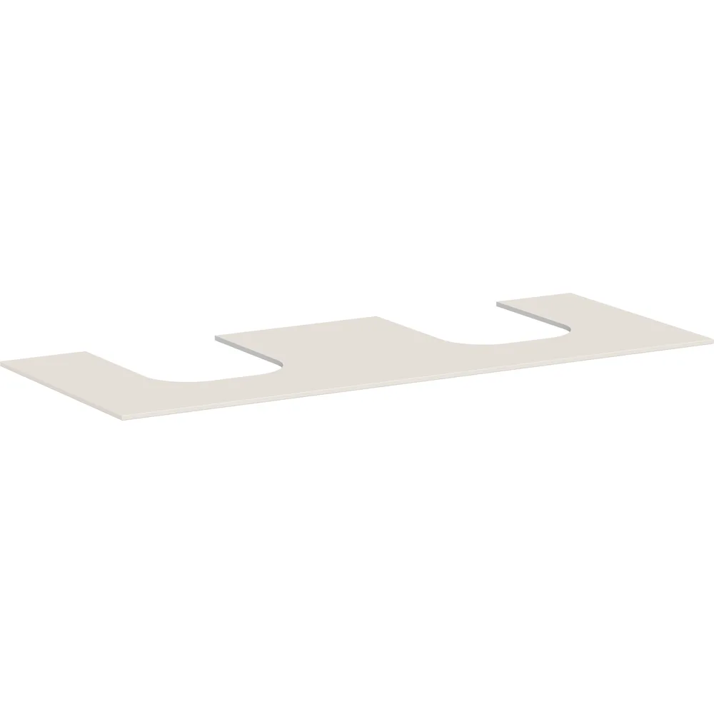 Hansgrohe Xevolos E 137 cm Kum Mat Bej Çift Kesitli Tezgah Üstü Lavabo Konsolu - 54207780