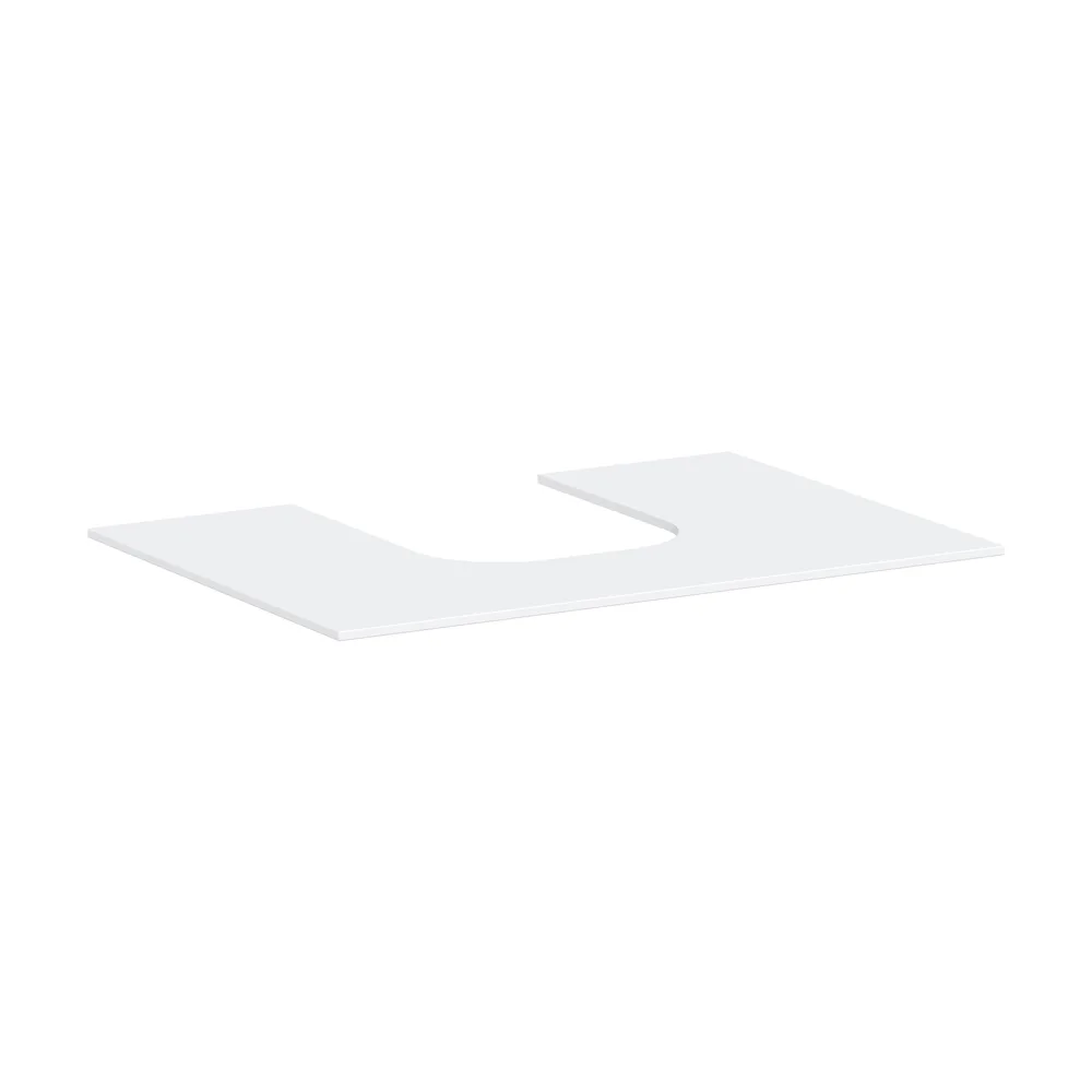 Hansgrohe Xevolos E 78 cm Mat Beyaz Orta Kesitli Tezgah Üstü Lavabo Konsolu - 54208700