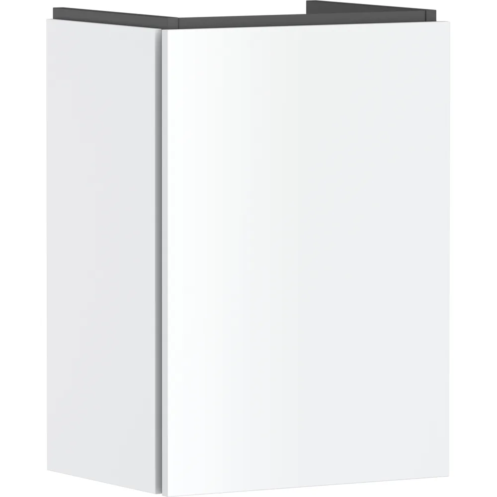 Hansgrohe Xilesa E 43x33 cm Mat Beyaz Kapaklı El Yıkama Lavabo Dolabı Sol - 54245700