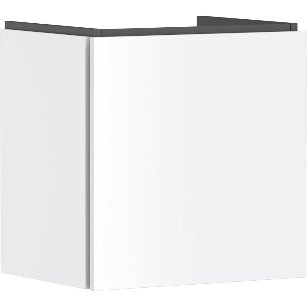 Hansgrohe Xilesa E 48x38 cm Mat Beyaz Tek Çekmeceli El Yıkama Lavabo Dolabı - 54247700