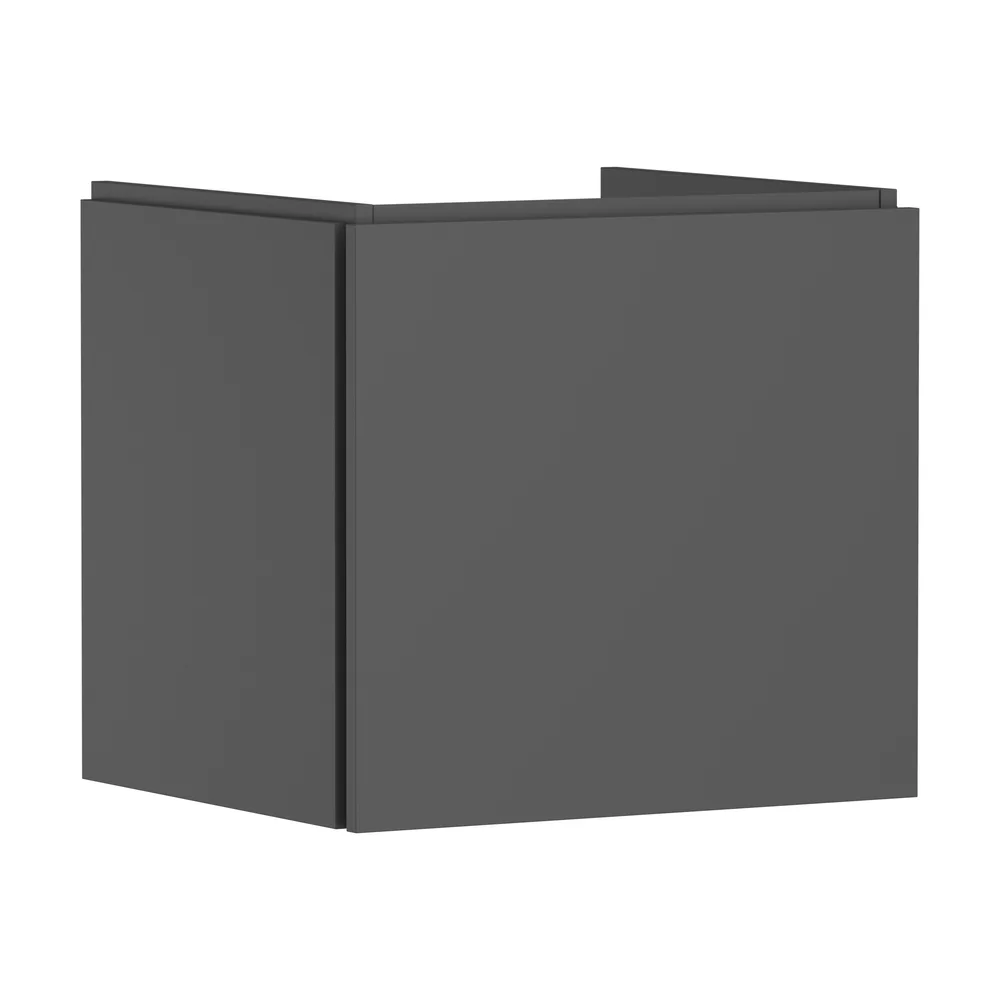 Hansgrohe Xilesa E 53x47 cm Arduvaz Mat Gri Tek Çekmeceli Lavabo Dolabı - 54251760