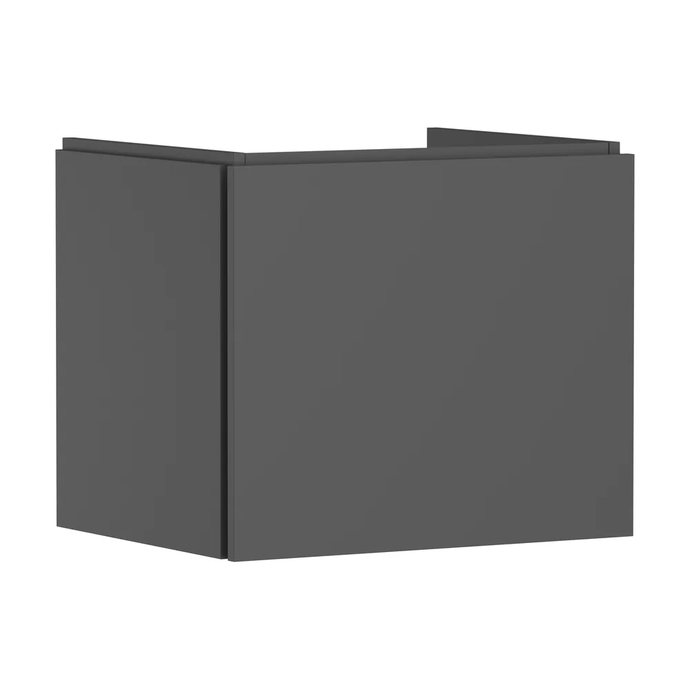 Hansgrohe Xilesa E 58x47 cm Arduvaz Mat Gri Tek Çekmeceli Lavabo Dolabı - 54253760