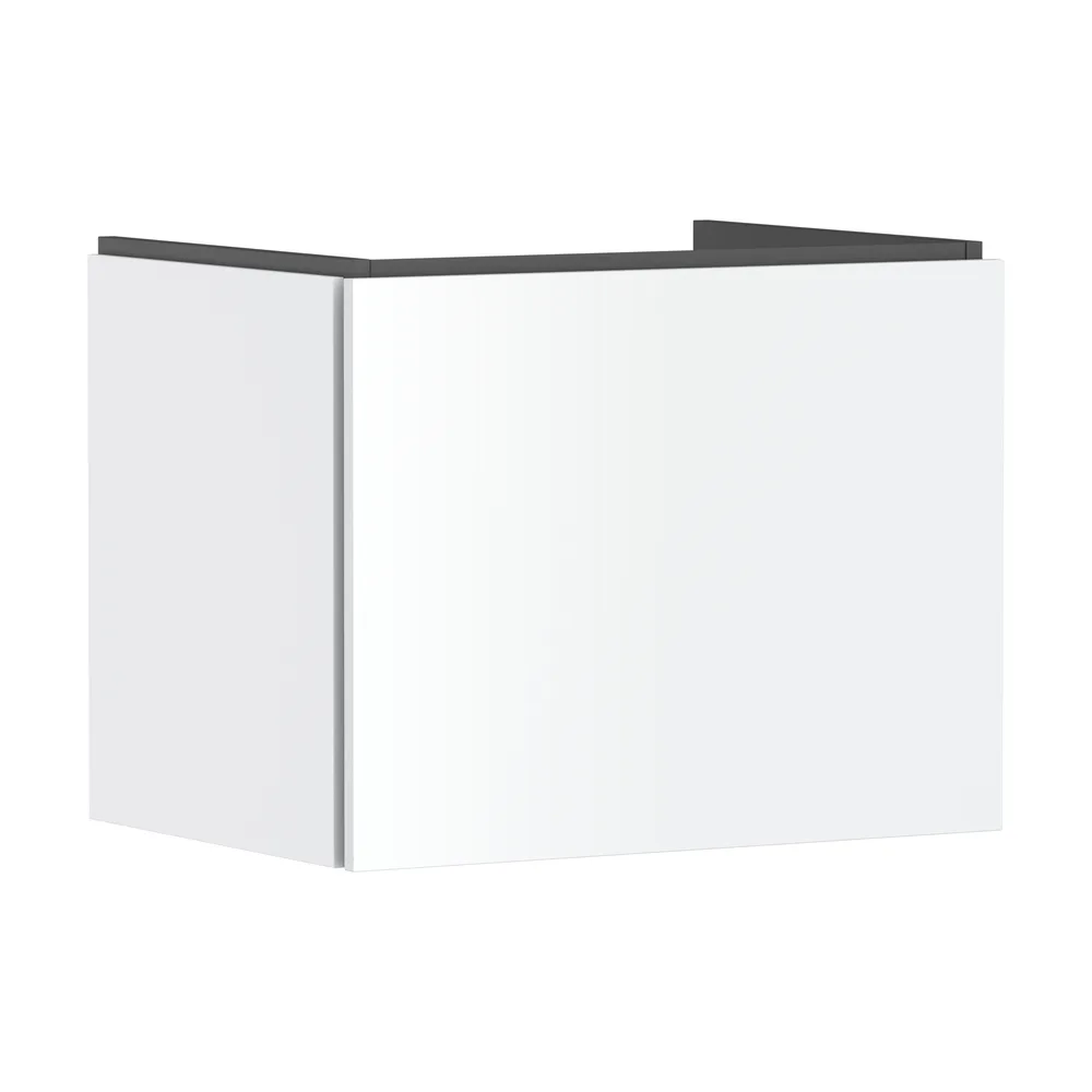 Hansgrohe Xilesa E 63x47 cm Mat Beyaz Tek Çekmeceli Lavabo Dolabı - 54255700
