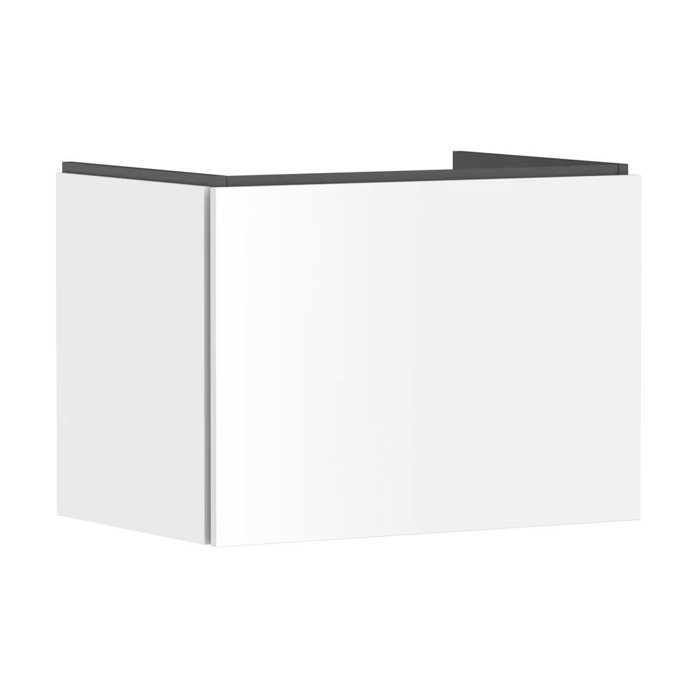 Hansgrohe Xilesa E 68x47 cm Mat Beyaz Tek Çekmeceli Lavabo Dolabı - 54257700