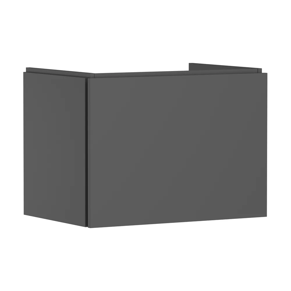 Hansgrohe Xilesa E 68x47 cm Arduvaz Mat Gri Tek Çekmeceli Lavabo Dolabı - 54257760