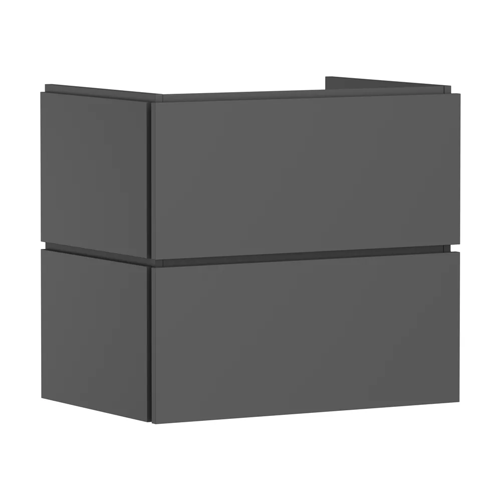 Hansgrohe Xilesa E 68x47 cm Arduvaz Mat Gri 2 Çekmeceli Lavabo Dolabı - 54258760