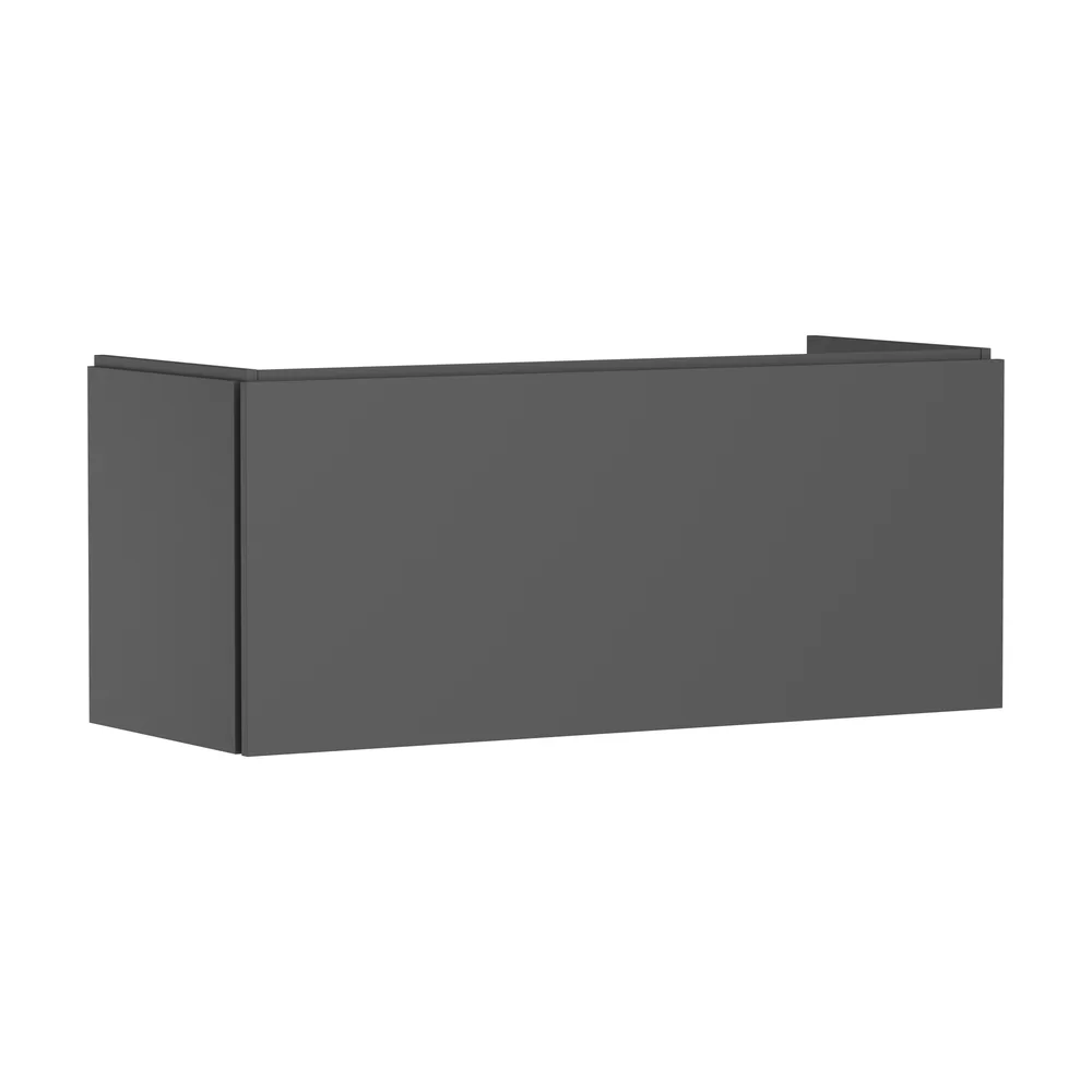 Hansgrohe Xilesa E 118x47 cm Arduvaz Mat Gri Tek Çekmeceli Lavabo Dolabı - 54263760