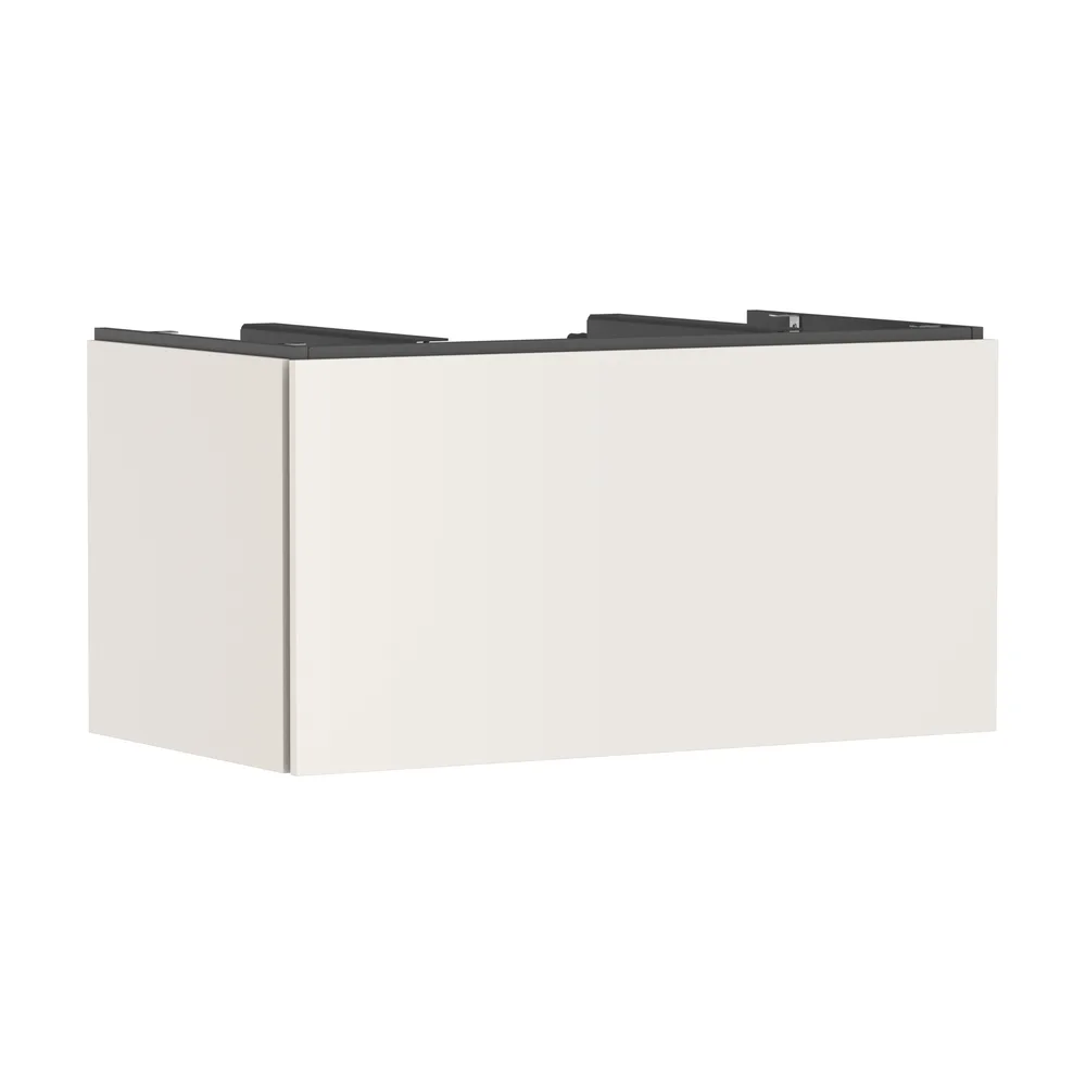 Hansgrohe Xilesa E 98 cm Kum Mat Bej Tek Çekmeceli Konsol Altı Lavabo Dolabı - 54266780