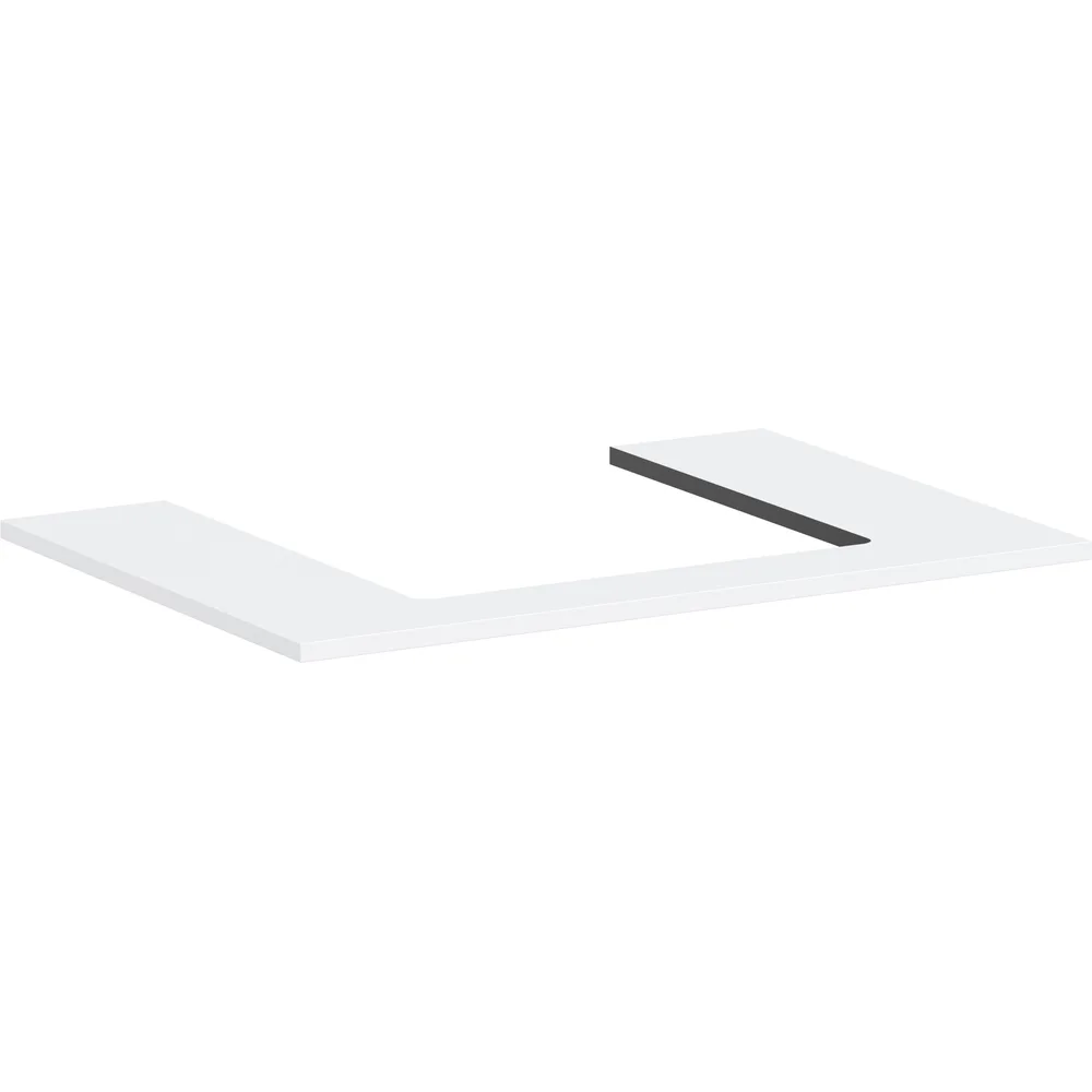 Hansgrohe Xilesa E 78 cm Mat Beyaz Orta Kesitli Tezgah Üstü Lavabo Konsolu - 54269700