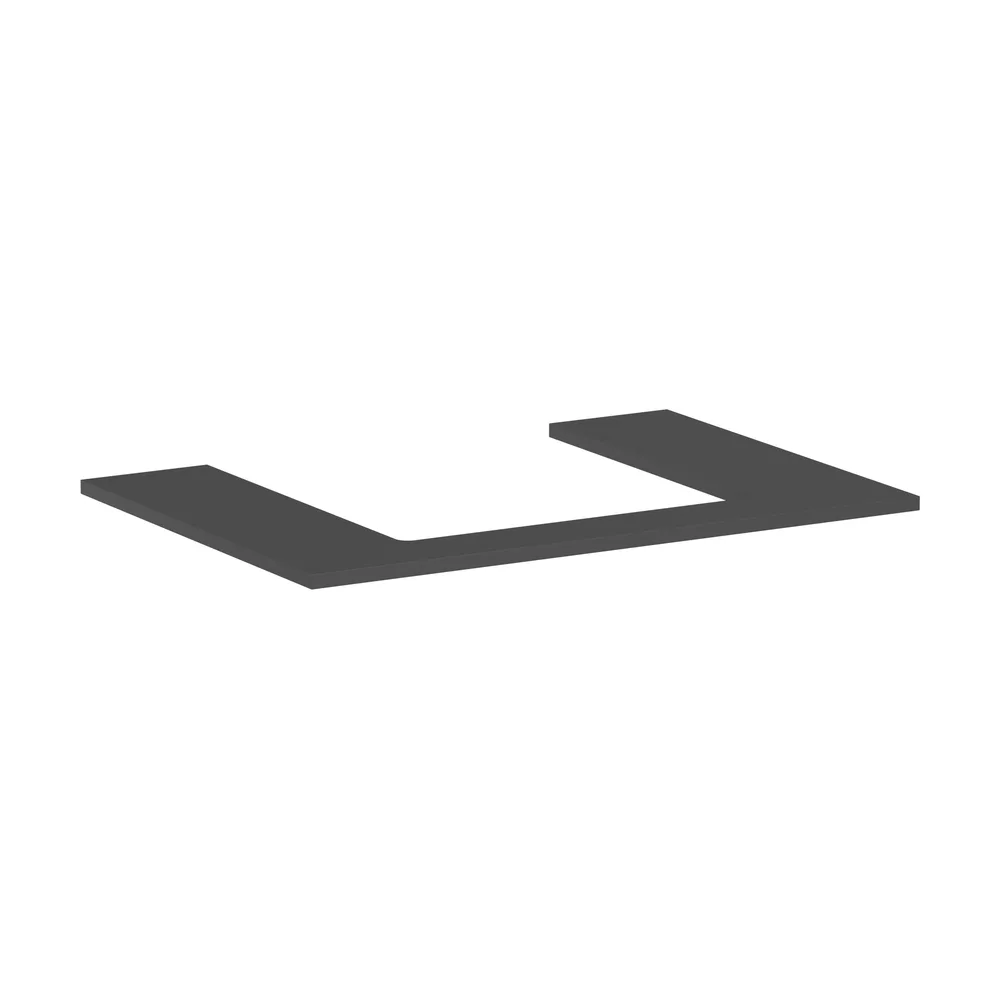 Hansgrohe Xilesa E 78 cm Arduvaz Mat Gri Orta Kesitli Tezgah Üstü Lavabo Konsolu - 54269760