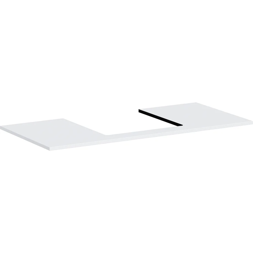 Hansgrohe Xilesa E 118 cm Mat Beyaz Orta Kesitli Tezgah Üstü Lavabo Konsolu - 54271700