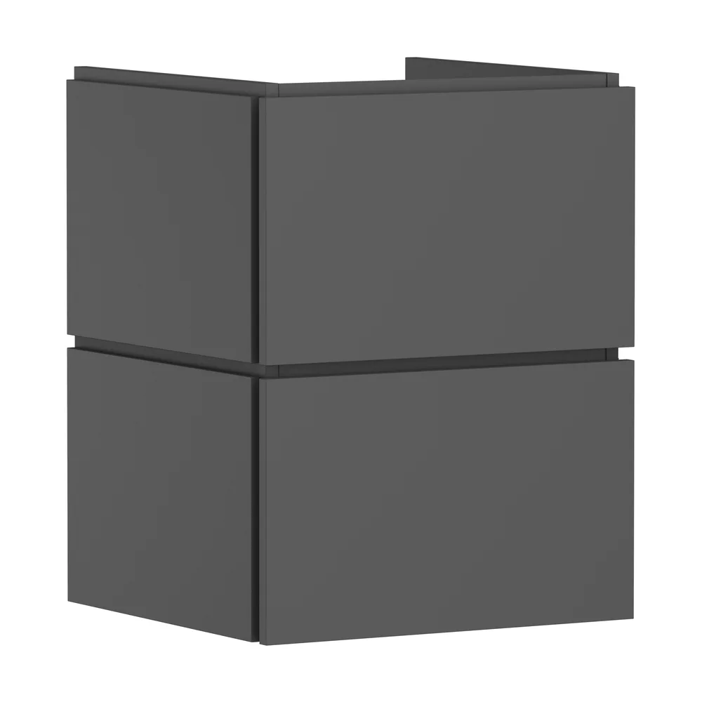 Hansgrohe Xilesa E 48x47 cm Arduvaz Mat Gri 2 Çekmeceli PushOpen El Yıkama Lavabo Dolabı - 54291760