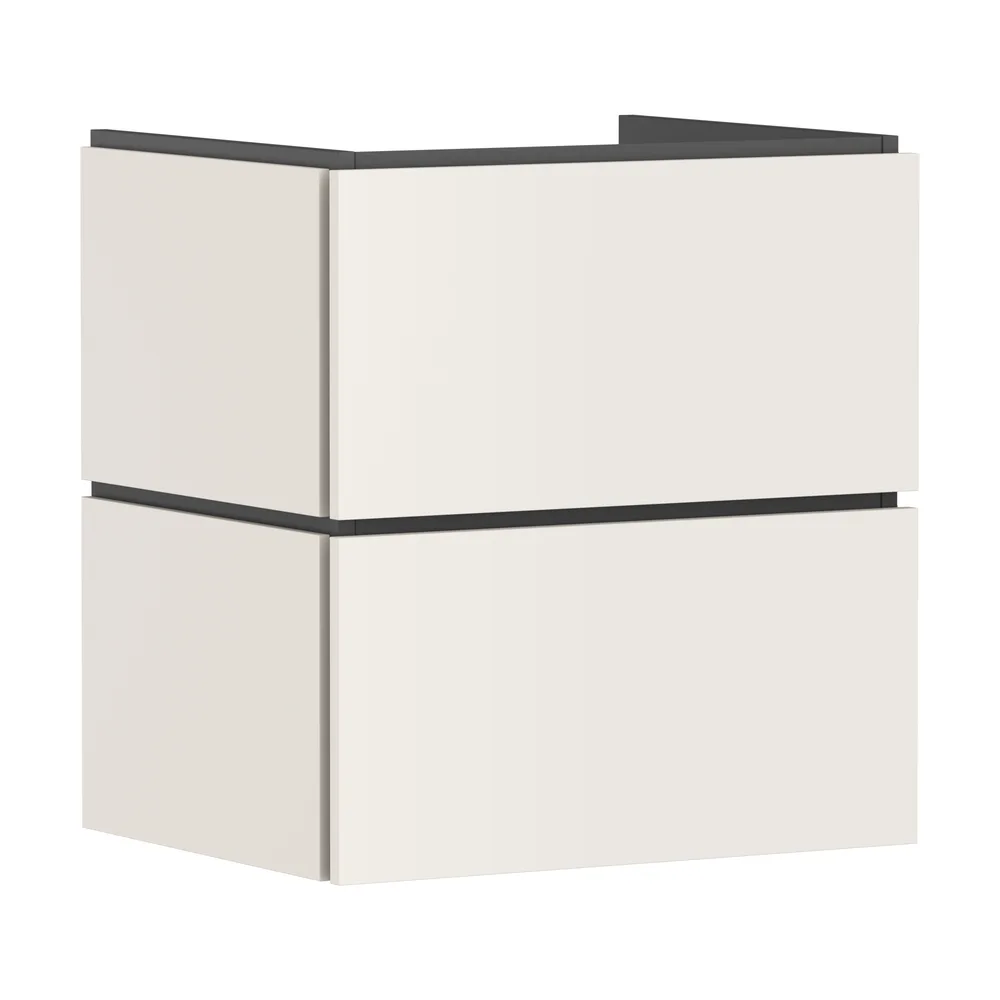 Hansgrohe Xilesa E 58x47 cm Kum Mat Bej 2 Çekmeceli PushOpen Lavabo Dolabı - 54293780