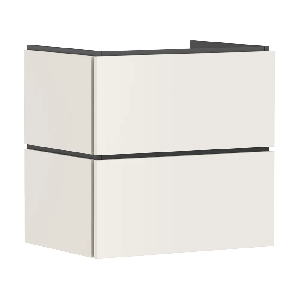 Hansgrohe Xilesa E 63x47 cm Kum Mat Bej 2 Çekmeceli PushOpen Lavabo Dolabı - 54294780