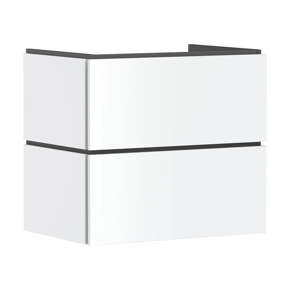 Hansgrohe Xilesa E 68x47 cm Mat Beyaz 2 Çekmeceli PushOpen Lavabo Dolabı - 54295700