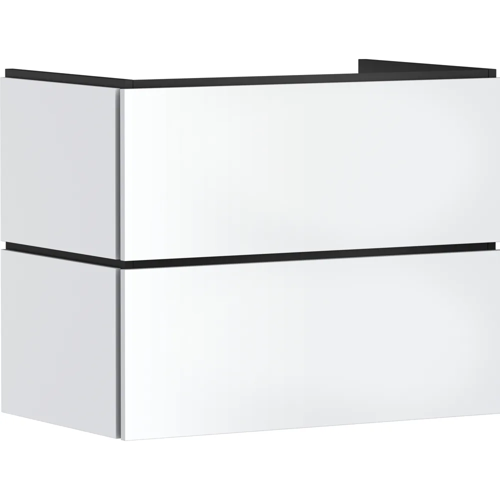 Hansgrohe Xilesa E 78x47 cm Mat Beyaz 2 Çekmeceli PushOpen Lavabo Dolabı - 54296700