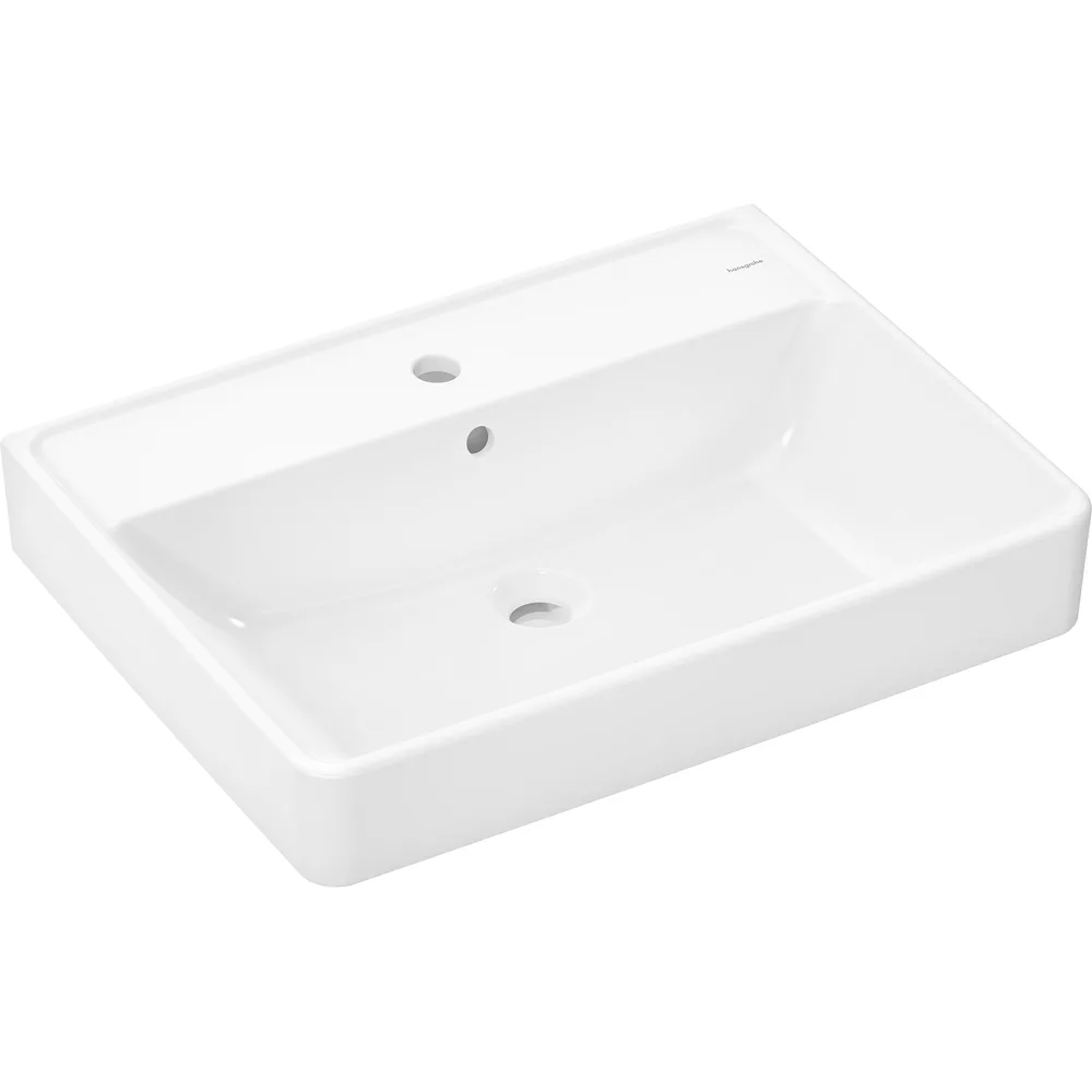 Hansgrohe Xanuia Q 65x48 cm Batarya Delikli Taşmalı Lavabo - 60134450