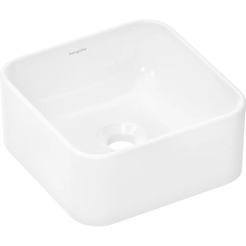 Hansgrohe Xuniva Q 30x30 cm Batarya Deliksiz Taşmasız Çanak Lavabo - 60167450