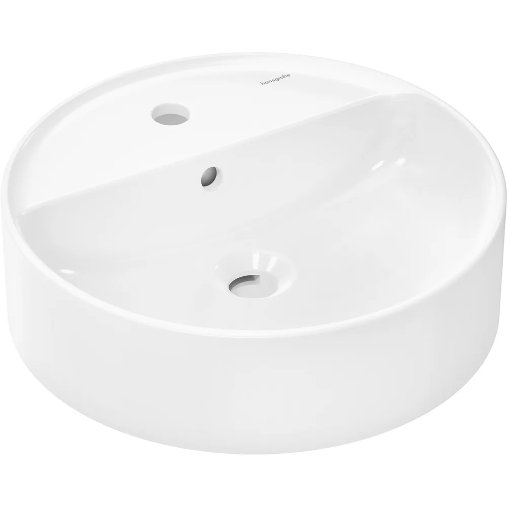 Hansgrohe Xuniva S 45x45 cm Batarya Delikli Taşmalı Çanak Lavabo - 60169450