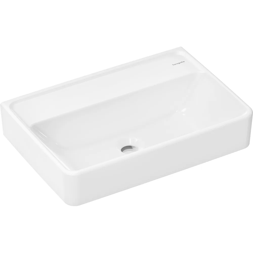 Hansgrohe Xanuia Q 55x37 cm Compact Batarya Deliksiz Taşmasız Lavabo - 60212450