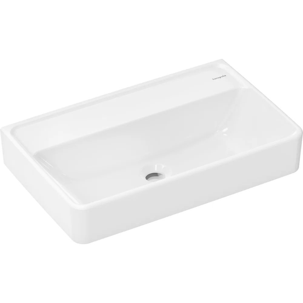 Hansgrohe Xanuia Q 60x37 cm Compact Batarya Deliksiz Taşmasız Lavabo - 60216450