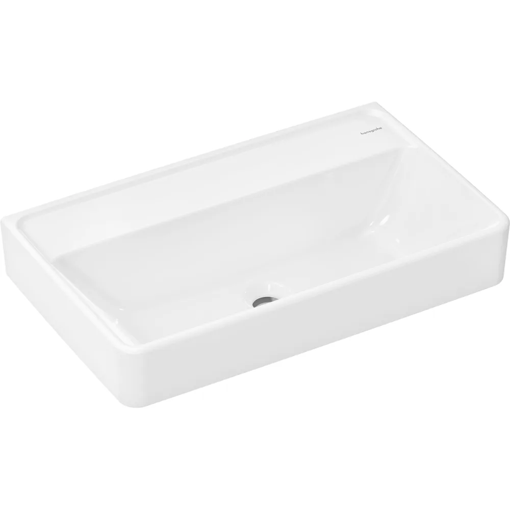 Hansgrohe Xanuia Q 65x39 cm Compact Batarya Deliksiz Taşmasız Lavabo - 60220450