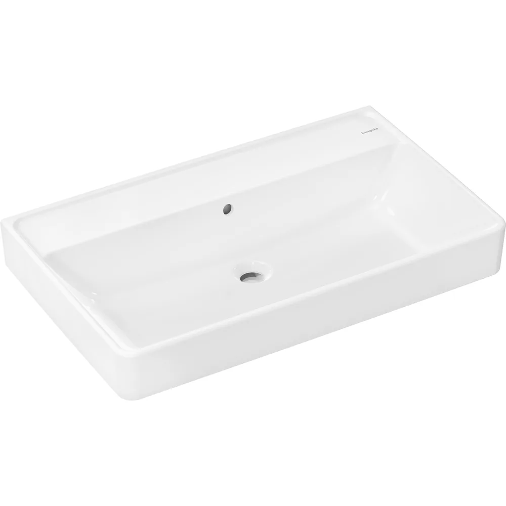 Hansgrohe Xanuia Q 80x48 cm Batarya Deliksiz Taşmalı Lavabo - 60226450