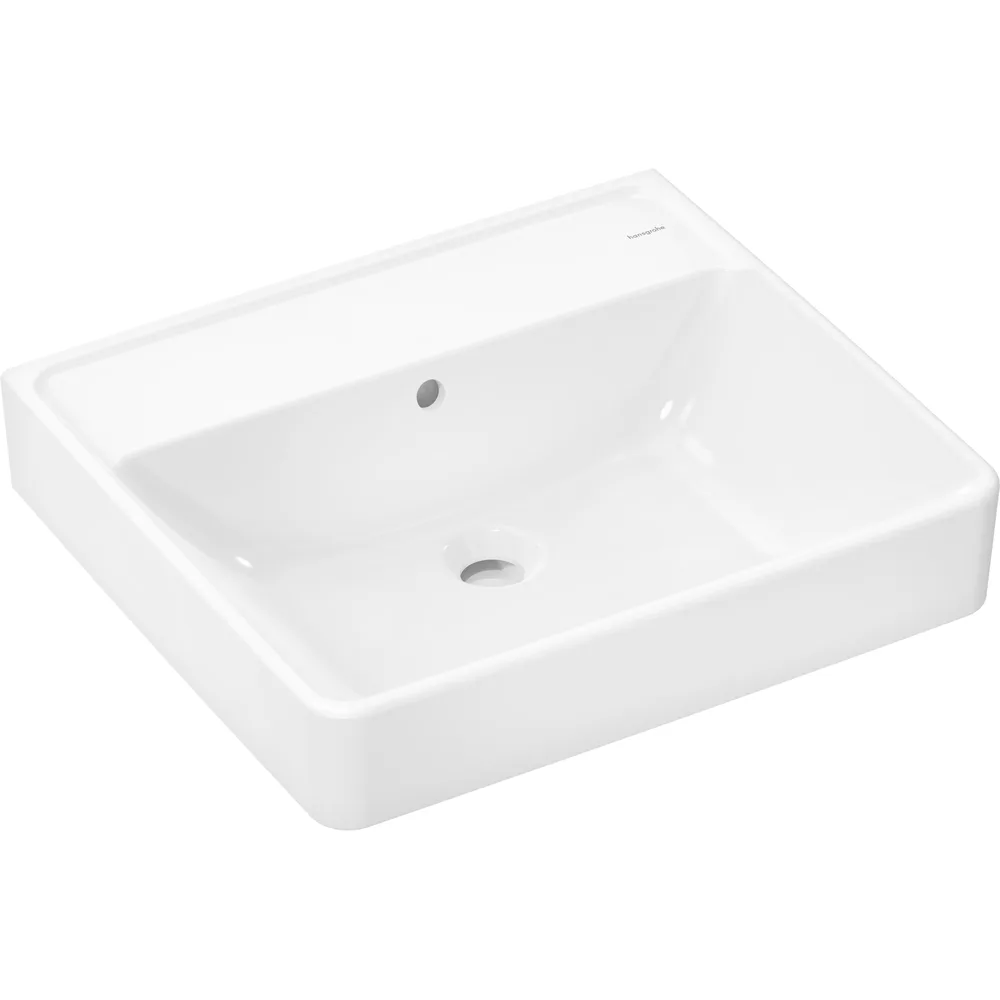 Hansgrohe Xanuia Q 55x48 cm Batarya Deliksiz Taşmalı Tezgah Üstü Lavabo - 60239450