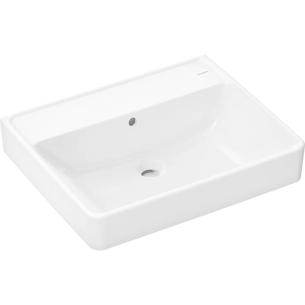 Hansgrohe Xanuia Q 60x48 cm Batarya Deliksiz Taşmalı Lavabo - 60240450