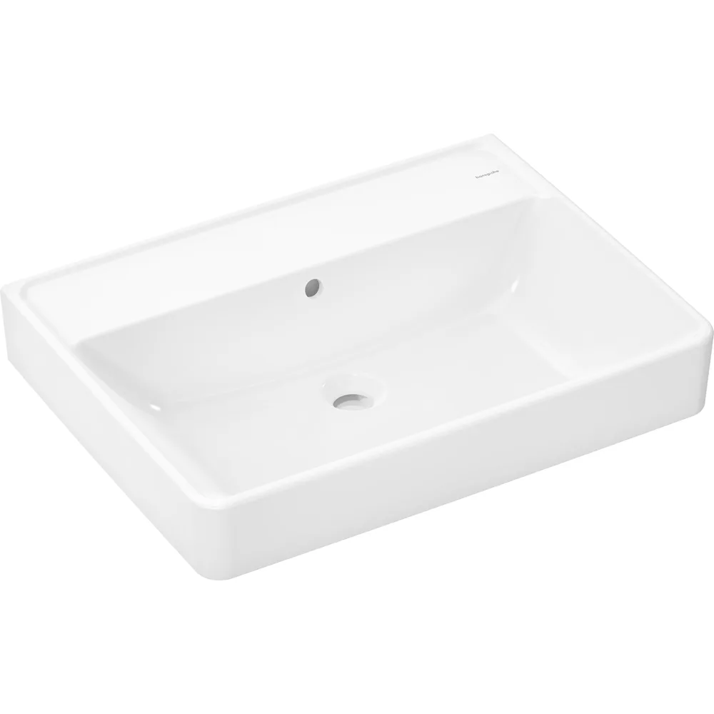 Hansgrohe Xanuia Q 65x39 cm Batarya Deliksiz Taşmalı Lavabo - 60245450