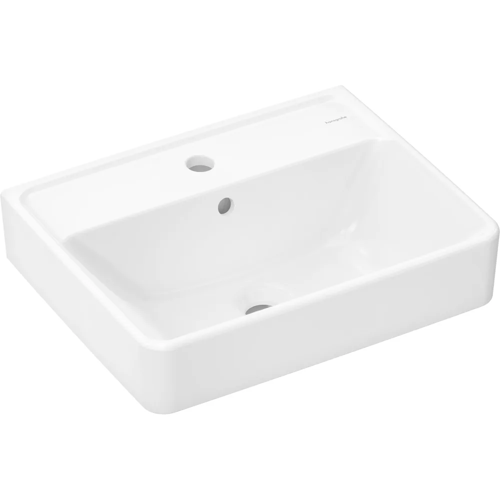 Hansgrohe Xanuia Q 50x39 cm SmartClean Batarya Delikli Taşmalı Lavabo - 61008450
