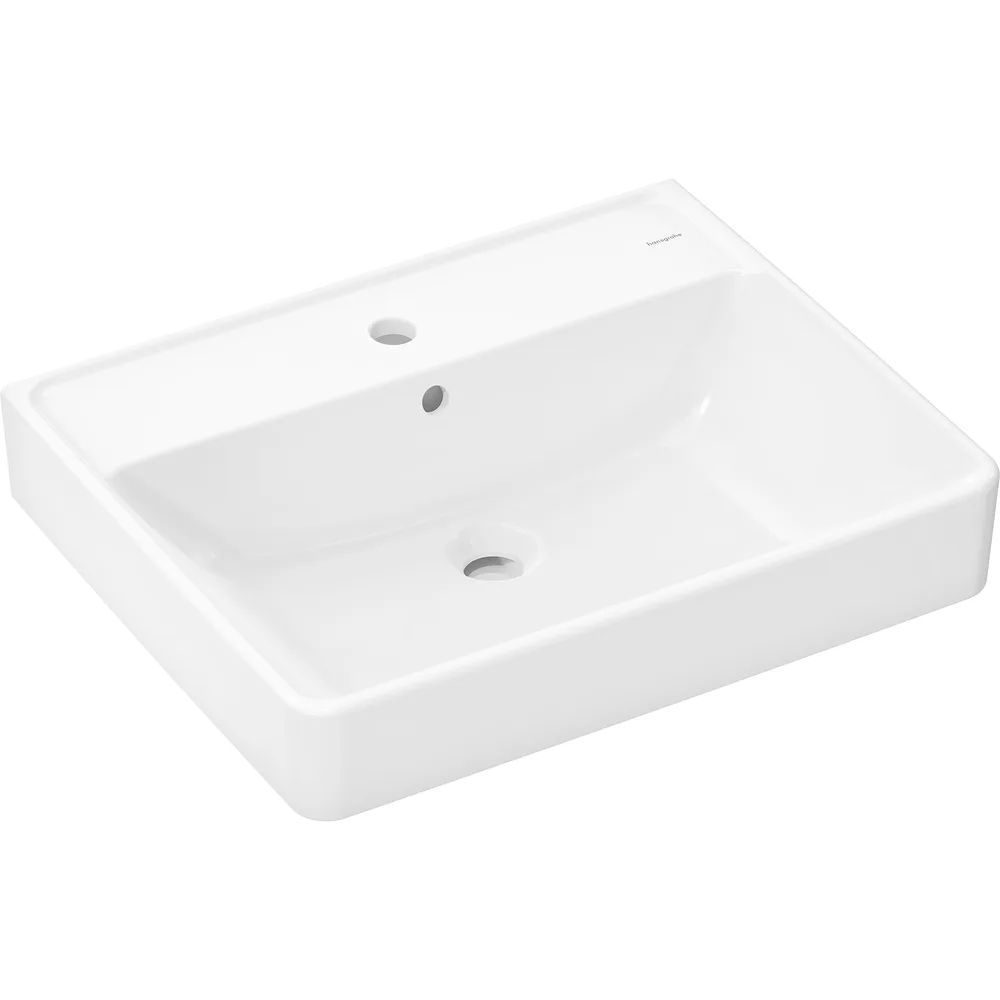 Hansgrohe Xanuia Q 60x48 cm SmartClean Batarya Delikli Taşmalı Lavabo - 61010450