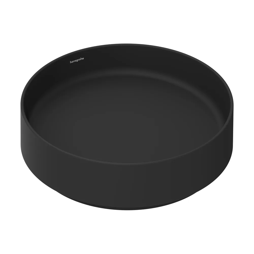 Hansgrohe Xuniva Evo S 40x40 cm Mat Siyah Batarya Deliksiz Taşmasız Çanak Lavabo - 60323670