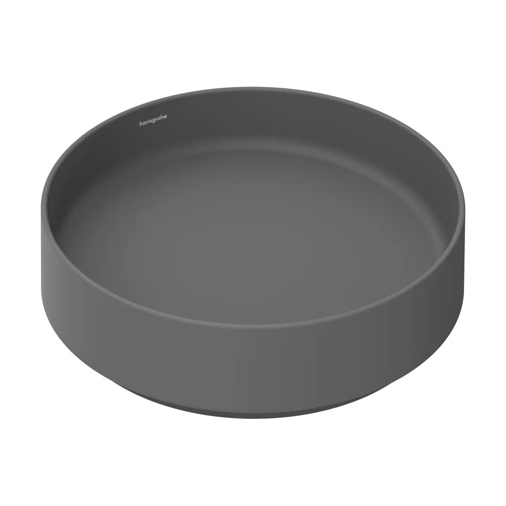 Hansgrohe Xuniva Evo S 40x40 cm Arduvaz Mat Gri Batarya Deliksiz Taşmasız Çanak Lavabo - 60323760