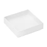 Hansgrohe Xuniva Evo E 40x40 cm Mat Beyaz Batarya Deliksiz Taşmasız Çanak Lavabo - 60324700